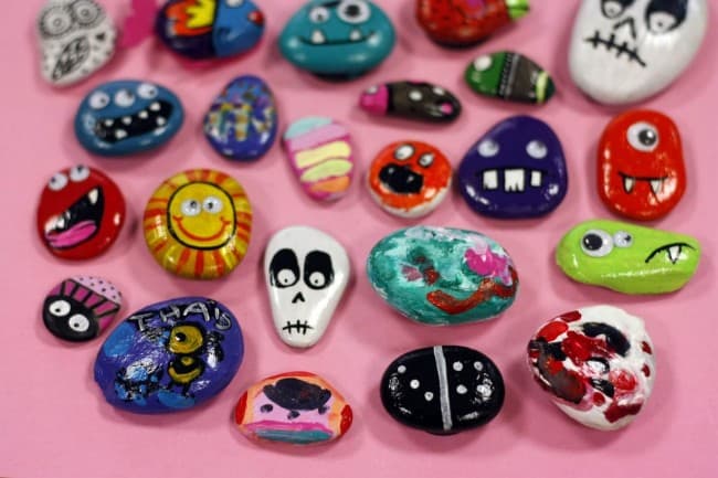 Cómo pintar piedras