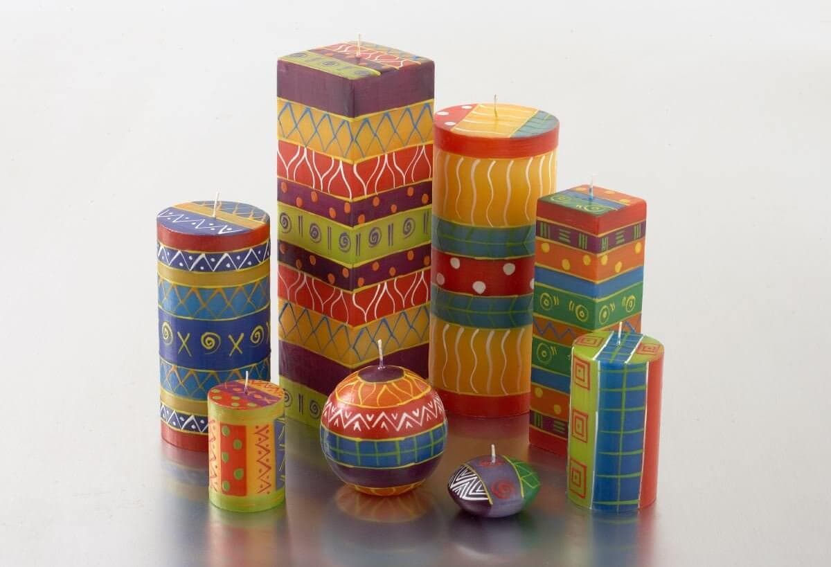 Cómo pintar velas