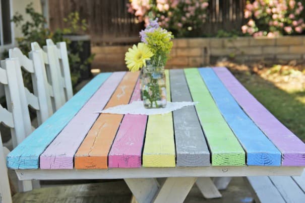 Cómo pintar una mesa de madera
