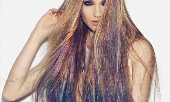 Cómo pintar el cabello de colores