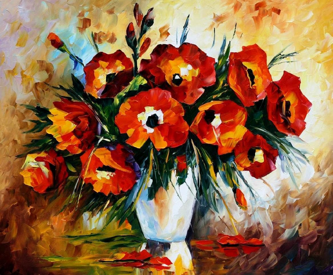 Cómo pintar flores