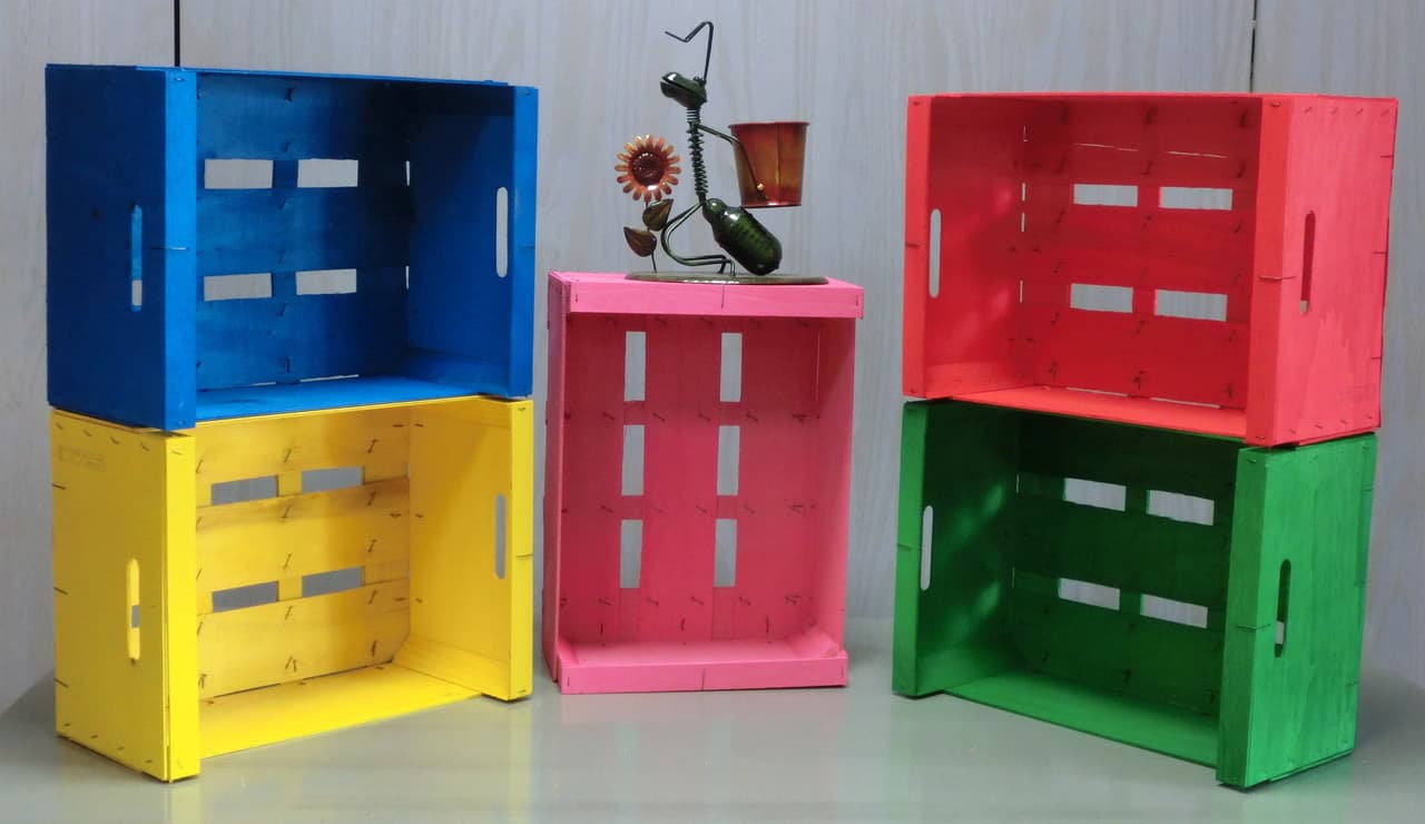 Cómo pintar cajas de madera